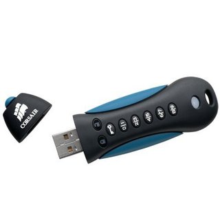 CORSAIR 海盗船 Padlock2 32GB USB 2.0 Flash Drive (CMFPLA32GB) 256-bit AES加密u盘