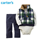 17日0点开抢：Carter's 摇粒绒婴儿套装 3件套 121G063