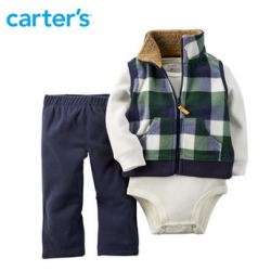 Carter's 摇粒绒婴儿套装 3件套 121G063