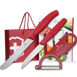 VICTORINOX 维氏 厨刀三件套商务礼盒装