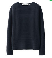 UNIQLO 优衣库 LEMAIRE 联名系列 166401 女款羊毛混纺针织衫