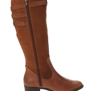Hush Puppies 暇步士 Leslie 女士真皮高筒靴