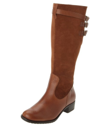 Hush Puppies 暇步士 Leslie 女士真皮高筒靴