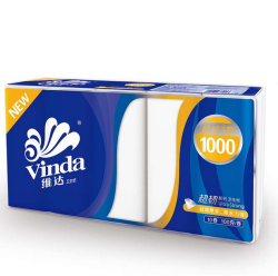Vinda 维达 无芯卷纸 超韧3层100g卷纸*10卷