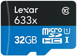 Lexar 雷克沙 32G 高速TF存储卡（读速95M/s、附赠USB3.0读卡器）