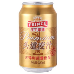 PRINCE 王子啤酒 头道麦汁啤酒 330ml/听