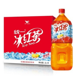 统一 冰红茶饮料 2L*6瓶 整箱