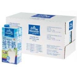 Oldenburger 欧德堡 超高温处理全脂纯牛奶 1L*12盒 *3件 +凑单品