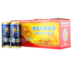 DURLACHER 德拉克 猴年纪念版 黑啤酒500ml*12罐*2