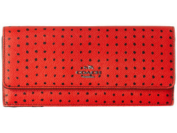 COACH 蔻驰 Print Crossgrain Soft Wallet 女士印花钱包