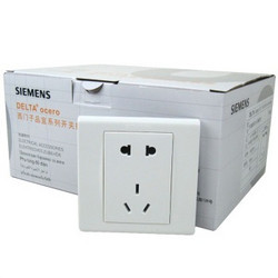 SIEMENS 西门子 5UB06153NC01 开关插座 品宜系列五孔十支装