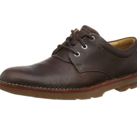 Clarks Varick Free Derby 男士休闲皮鞋 Brown Dark Brn Tumbled UK10