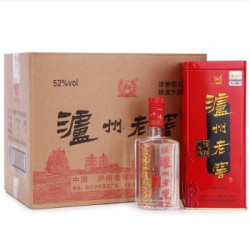 泸州老窖 六年陈头曲铁盒整箱装 52度500ml*6盒