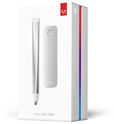 Adobe 奥多比 Ink and Slide 压力感应笔+电子绘图尺 套装