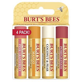 Burt's Bees 天然保湿润唇膏4件