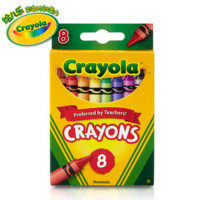 白菜党：Crayola 绘儿乐 8色彩色蜡笔