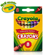 白菜党：Crayola 绘儿乐 8色彩色蜡笔