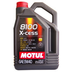 MOTUL 摩特 8100 X-CESS  5W40 全合成机油 5L