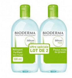 BIODERMA 贝德玛 净妍洁肤液 蓝水 卸妆水 500ml*2瓶