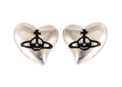 VIVIENNE WESTWOOD 经典土星 心形耳饰