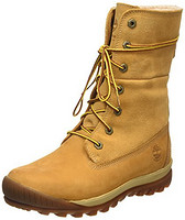 Timberland 添柏岚 Mount Holly FTW Woodhaven Fleece 女式平跟绒里防水靴