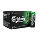微信端：Carlsberg 嘉士伯 啤酒 500ml*12听 新春礼盒