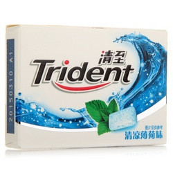 Trident 清至 无糖口香糖 清凉薄荷 27g（约20粒）