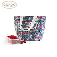 Gukoo 果壳 双层保温饭盒手拎袋子 手提是午餐包饭盒袋