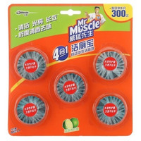 Mr Muscle 威猛先生 洁厕宝五块装 清新青柠檬 38g*5