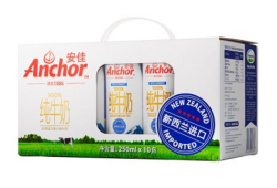 Anchor 安佳 纯牛奶 250ml*10盒