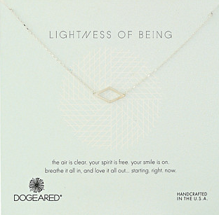 DOGEARED Lightness Of Being Air Diamond Soldered 锁骨链