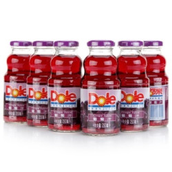 Dole 都乐 100%葡萄汁 250ml*24瓶 整箱