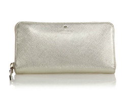 kate spade NEW YORK Cedar Street Metallic 女士长款钱包