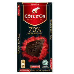 COTE D'OR 克特多 金象 精制纯味巧克力 100g*4块