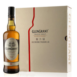 Glengrant 格兰冠 10年单一麦芽威士忌礼盒700ml（2016年新春礼盒）