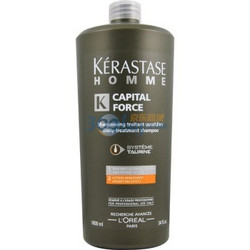 KÉRASTASE 卡诗 男士系列 纤细发质洗发水 1000ml*2瓶