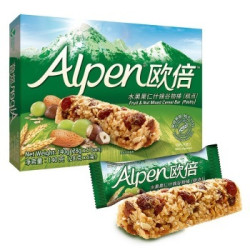 Alpen 欧倍 水果果仁谷物棒5条装140g*6份