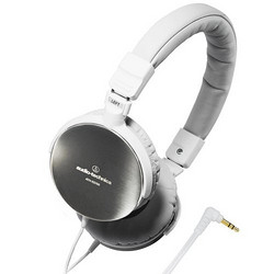 audio-technica 铁三角 ATH-ES700 白色版 便携式头戴耳机