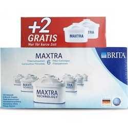 BRITA 碧然德 Maxtra系列滤水壶滤芯  8枚装（6+2）