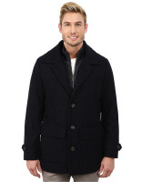 Nautica 诺帝卡 Wool Twill 羊毛混纺大衣