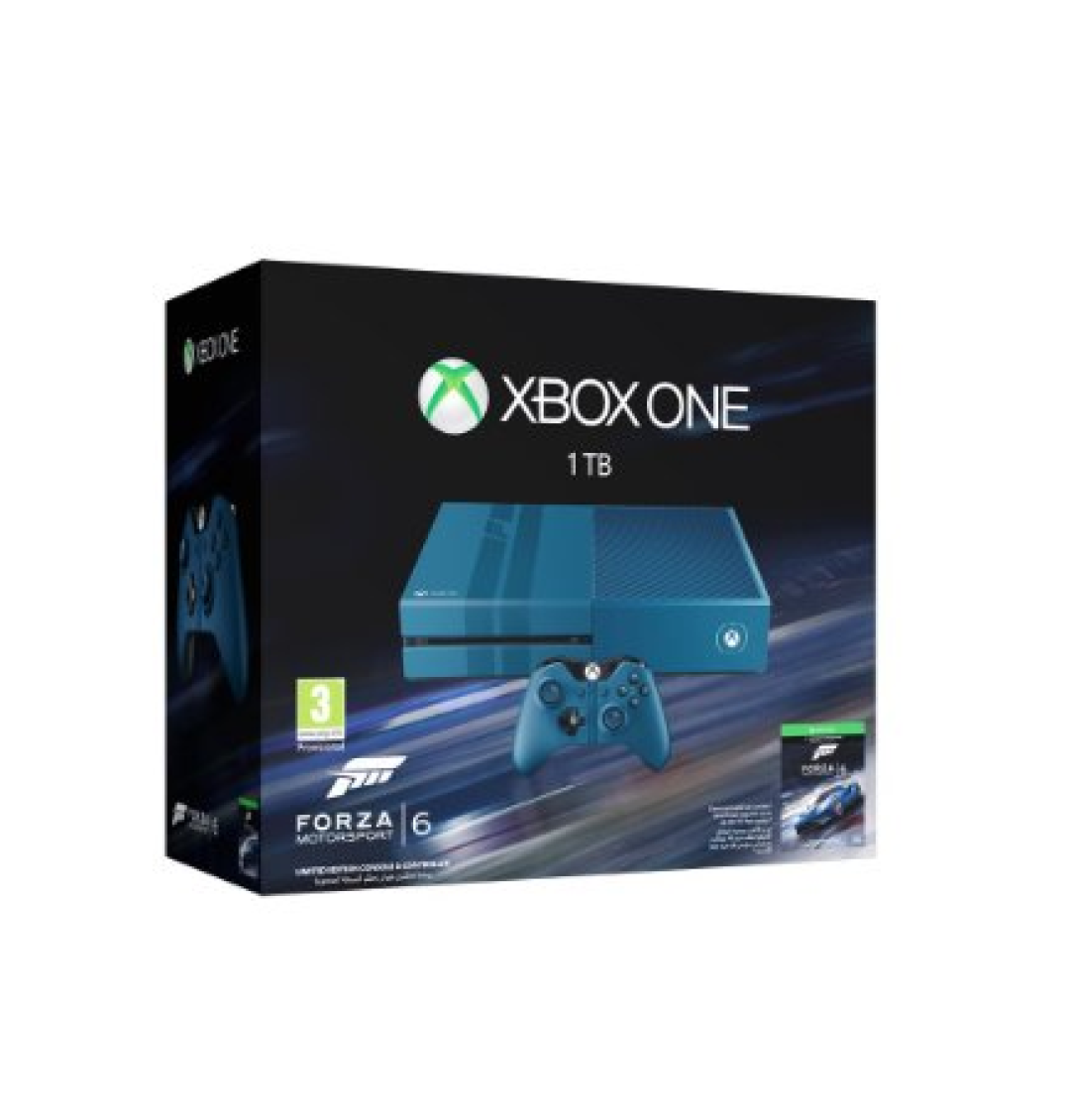 XBOX ONE 游戏机 极限竞速6限定版 开箱
