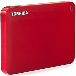 TOSHIBA 东芝 V8 CANVIO 高端分享系列 2.5英寸移动硬盘 3TB（活力红）