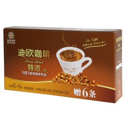 dio coffee 迪欧咖啡 三合一速溶咖啡 特浓13克×48条×1盒
