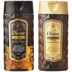 Moist Diane 黛丝恩 摩洛哥油 奢华损伤修护型 洗护小套装（洗发水220ml+护发素220ml）