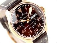 新低价：HAMILTON 汉密尔顿 Khaki Aviation卡其航空系列 H64445595 男士自动机械腕表