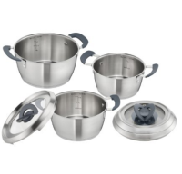Tefal 特福 C817S3 不锈钢锅具6件套