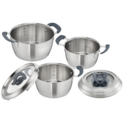 Tefal 特福 C817S3 不锈钢锅具6件套