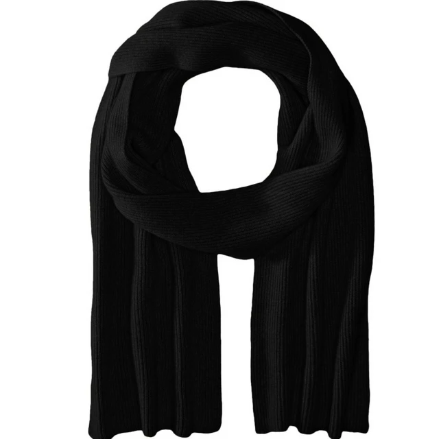 Phenix Cashmere Half Cardigan Rib-Knit 男士羊绒围巾  Evergreen