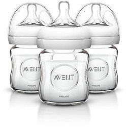 PHILIPS 飞利浦 AVENT 新安怡 Natural 自然原生系列 玻璃奶瓶 120ml*3个