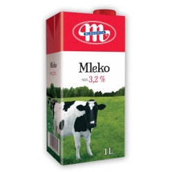 MLEKOVITA 妙可 全脂牛奶 1L*12*2箱